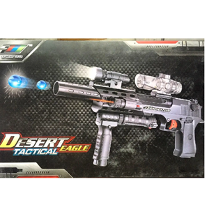 اسباب بازی تفنگ تیر ژله ای شارژی Desert Eagle Tactical مدل d8a -اسباب بازی تفنگ